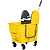 Balde BRALIMPIA Espremedor Mop Úmido Doblô 30L Amarelo Ny108 - Imagem 1