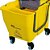 Balde BRALIMPIA Espremedor Mop Úmido Doblô 30L Amarelo Ny108 - Imagem 2