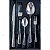 Faqueiro Euro Home 30 Peças Em Aço Inox Garfos Facas Colher - Imagem 5