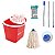 Conjunto Mopinho Bralimpia VERMELHO Limpeza De Pisos 12l esp - Imagem 1