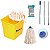 Conjunto Mopinho Bralimpia AMARELO  Limpeza De Pisos 12l esp - Imagem 1