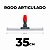 RODO ARTICULADO 35 CM DE SILICONE COM CABO DE 1,6M SUPERPRO - Imagem 4