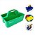 Cesto Funcional Bralimpia Verde Organizador de produtos - Imagem 3