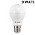 LAMPADA LED 9W E27 6500K Branca Bivolt Liege - Imagem 1