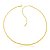 Choker malha trabalhada banhada a ouro - Imagem 1
