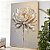 Quadro Flores Branca e Dourada 3D - Imagem 3