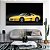 Quadro Ferrari F355 Amarelo - Imagem 1