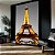 Quadro Torre Eiffel Iluminada por Luzes Douradas - Imagem 1
