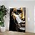 Quadro Close Up de Mulher em Preto e Branco - Imagem 1