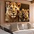 Quadro Leoa com Seus Filhotes - Imagem 1