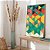 Quadro Abstrato Triangulos Coloridos - Imagem 3
