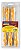 Jogo de Chaves de Fenda Tramontina MASTER Yellow 6 Peças -3/16x4”, 1/4x4”, 1/8x3”, 1/8x3”, 3/16x4”, 1/4x4”. - Imagem 1