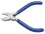 Alicate com Corte Diagonal 4" Tramontina Basic Aço Especial com Empunhadura em PVC Azul - Imagem 1
