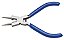 Alicate Bico Redondo 5" Tramontina Basic Aço Especial com Empunhadura em PVC Azul - Imagem 1