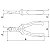 Alicate Corte Diagonal Isolado 1.000 V 6" Tramontina PRO - Imagem 3