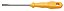 Chave de Fenda Tramontina MASTER Yellow com Ponta Chata 1/4x4" - Imagem 1