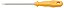 Chave de Fenda Tramontina MASTER Yellow com Ponta Chata 1/8x4" - Imagem 1