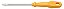 Chave de Fenda Tramontina MASTER Yellow com Ponta Chata 3/16x4" - Imagem 1