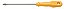 Chave de Fenda Tramontina MASTER Yellow com Ponta Chata 3/16x5" - Imagem 1