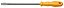 Chave de Fenda Tramontina MASTER Yellow com Ponta Chata 3/8x8" - Imagem 1