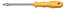 Chave de Fenda Tramontina MASTER Yellow com Ponta Chata 5/16x5" - Imagem 1