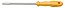 Chave de Fenda Tramontina MASTER Yellow com Ponta Chata 5/16x6" - Imagem 1