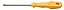 Chave de Fenda Tramontina MASTER Yellow com Ponta Cruzada 1/4x4" - Imagem 1