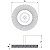 Escova Circular Arame Ondulado com Haste 2x1/4'' Tramontina PRO - Imagem 2