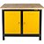 Bancada fechada com tampo de madeira e 2 portas 1.100mm x 920mm x 600mm VONDER - Imagem 4