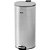 Lixeira redonda 30 litros inox cinza VONDER - Imagem 1
