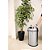 Lixeira redonda tampa basculante 65 litros inox cinza VONDER - Imagem 3