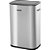 Lixeira retangular com sensor de abertura 55 litros inox VONDER - Imagem 1