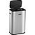 Lixeira retangular com sensor de abertura 55 litros inox VONDER - Imagem 2