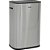 Lixeira retangular com sensor de abertura 55 litros inox VONDER - Imagem 4