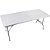 Mesa dobrável retangular 180cm branca VONDER - Imagem 1