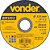 Disco de corte 115mm x 1,0mm x 22,23mm BNV 02 VONDER - Imagem 1