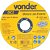 Disco de corte 115mm x 1,0mm x 22,23mm DCI INOX VONDER - Imagem 1