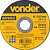 Disco de corte 115mm x 1,6mm x 22,23mm BNV 02 VONDER - Imagem 1