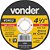 Disco de corte 115mm x 3,0mm x 22,23mm VDR02 VONDER - Imagem 1