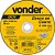 Disco de corte 180mm x 1,6mm x 22,23mm DCV VONDER - Imagem 1