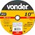 Disco de corte 254mm x 3,2mm x 25,40mm DCV VONDER - Imagem 1