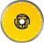 Disco de corte diamantado 230mm turbo VONDER - Imagem 1