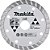 Disco de corte diamantado turbo 105mm D42553 MAKITA - Imagem 1