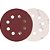 Disco de lixa com costado em pluma 125mm grão 180 embalagem com 10 peças para ILOV 1813 LRV 355 LRD 355 VONDER - Imagem 1