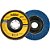 Flap-disc disco de desbaste/acabamento 4.1/2" - 115mm grão 40 zircônia base de fibra cônica DEWALT - Imagem 1
