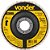 Flap-disc disco de acabamento 4.1/2" - 115mm reto feltro leve (24 aletas) VONDER - Imagem 1