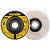 Flap-disc disco de acabamento 4.1/2" - 115mm reto feltro leve (24 aletas) VONDER - Imagem 3
