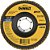 Flap-disc disco de desbaste/acabamento 4.1/2" - 115mm grão 120 zircônia base de fibra cônica DEWALT - Imagem 1