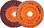 Flap-disc disco de desbaste/acabamento 4.1/2" (115 mm) x 7/8" grão 80 suporte ECO-TRIM Enduro-Flex 15-R-458 WALTER - Imagem 1