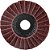 Flap-disc disco de limpeza/acabamento 4.1/2" - 115mm cônico manta abrasiva médio VONDER - Imagem 2
